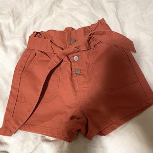 Chelsea and Violet Paper bag shorts
